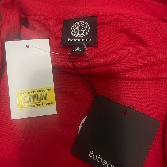 NWT Bobeau Ruched Sleeve Knit Cardigan Size Medium - Picture 4 of 7